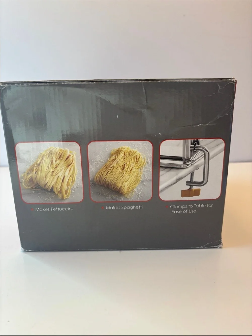 My Perfect Kitchen Pasta Machine Fettuccini Spaghetti Maker